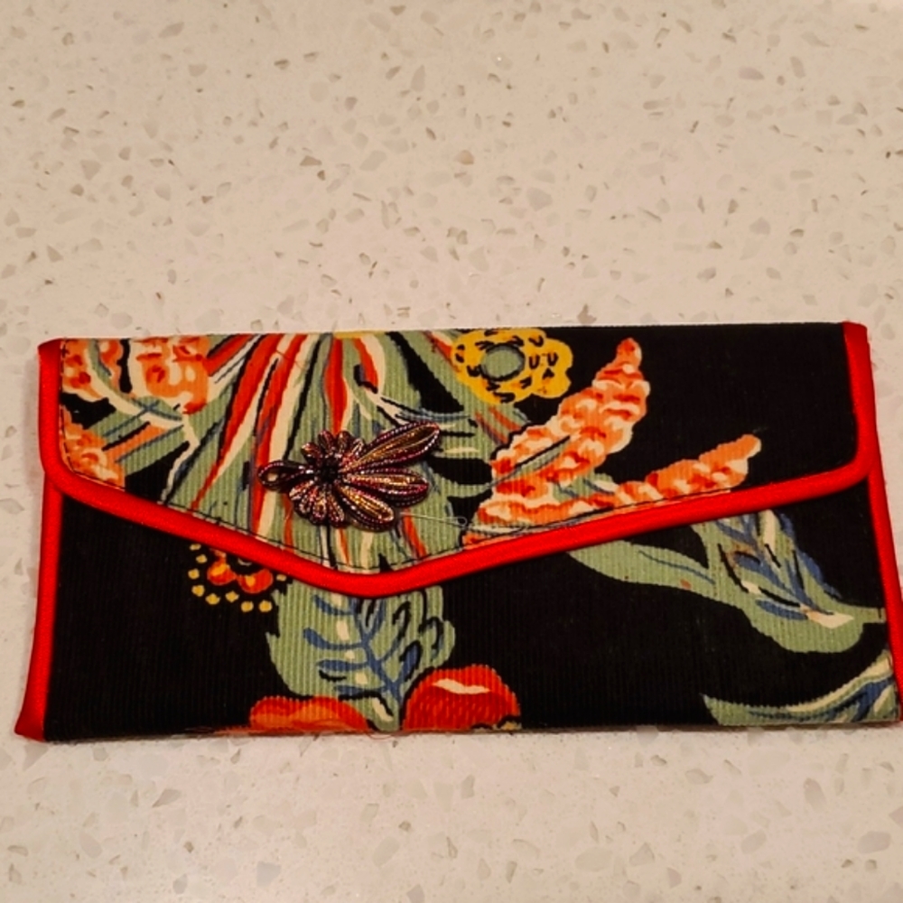 Hawaiian Print Wallet/Checkbook